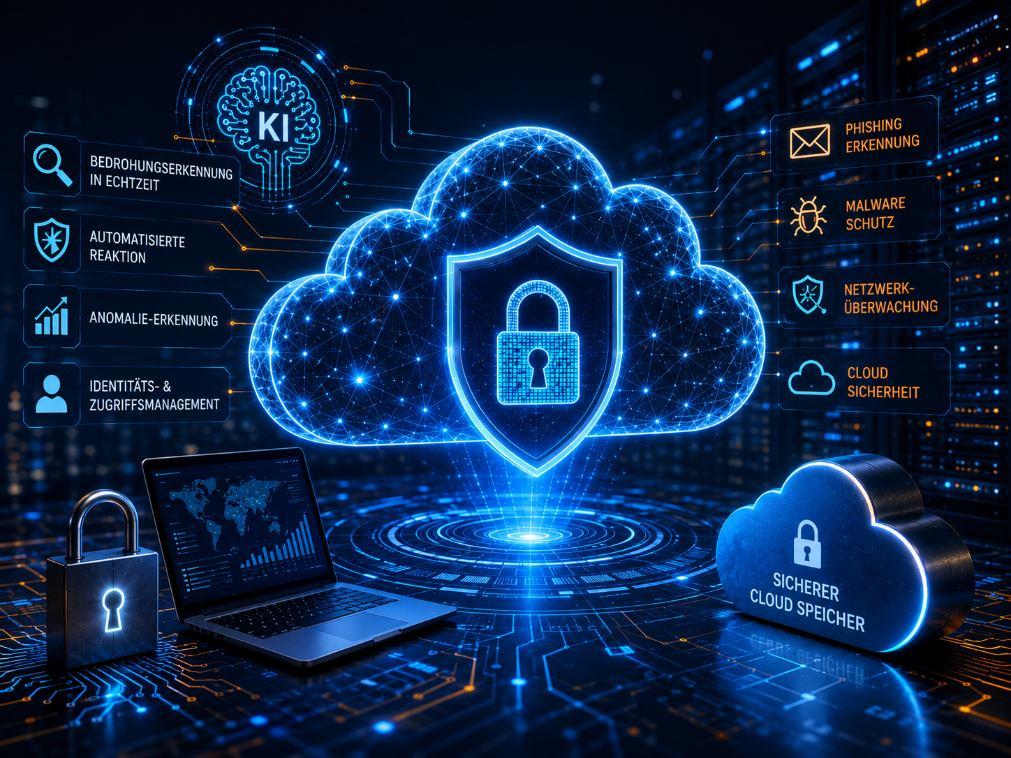 Die Rolle von KI bei der Stärkung cloudbasierter Cybersicherheitssysteme