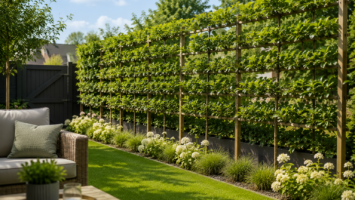 Sichtschutz im Garten: Spalierbäume oder Hecke?
