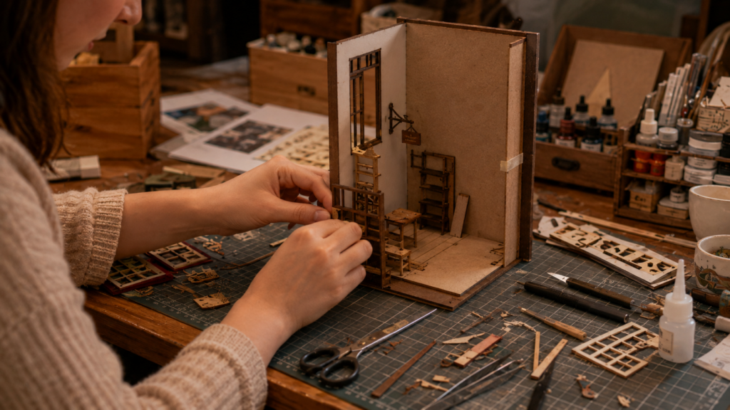 Book Nook basteln: Was steckt hinter dem Hobby, das immer mehr Menschen vom Smartphone wegholt?
